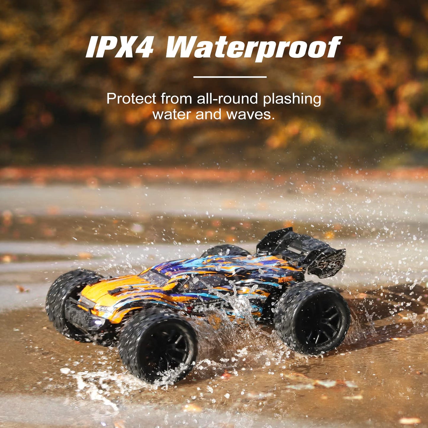 HAIBOXING RC Cars, 1:18 Scale Hobby Grade Remote Control Cars, 4WD High-Speed Fast RC Trucks 36km/H All Terrains Crawler Vehicle with 2 Rechargeable Batteries for Boys Kids and Adults 18858 Hailstorm