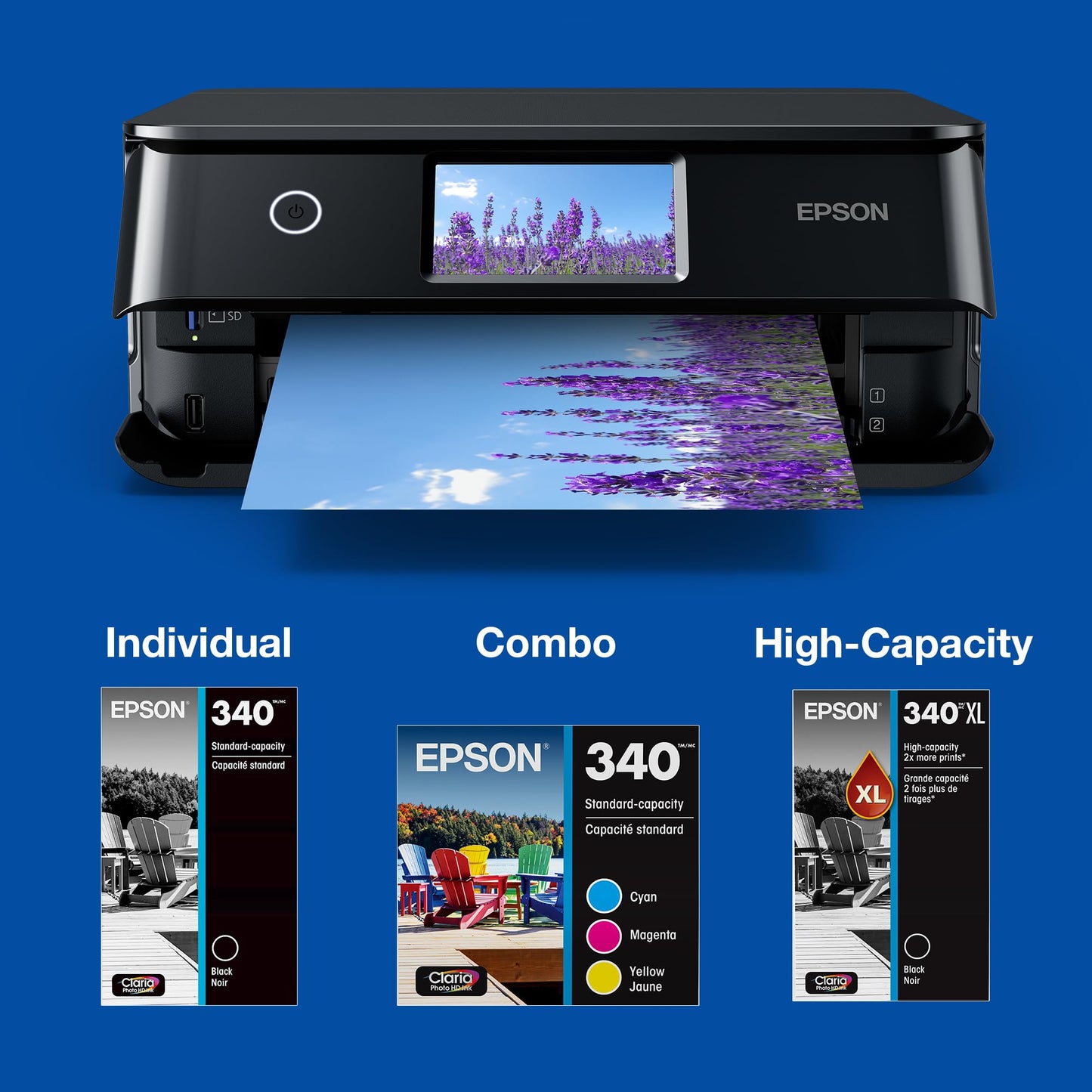 Epson 340 Claria Photo HD Ink Standard Capacity 2 Color Cartridge Combo Pack (T340922-S) Works with Expression XP-8800
