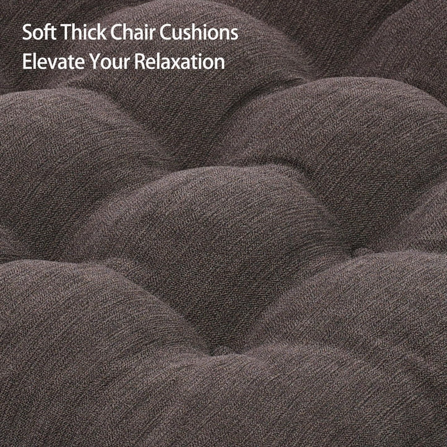 HAVARGO Recliner Cushions for Elderly, 20x20x5 Inch Thick Chair Cushion Patent Design Soft Tufted Dual Layer Booster Seat Recliner Risers Taupe 1P