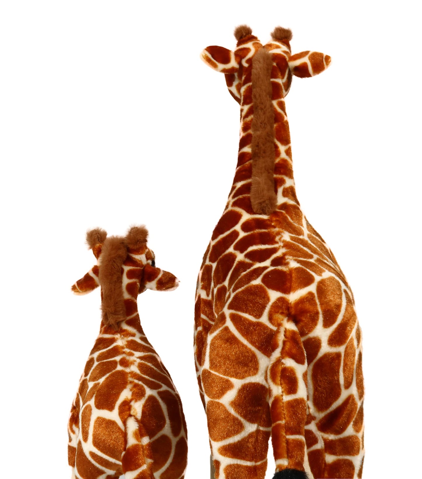 Ice King Bear Mom and Baby Stuffed Animals Set Zoo Wild Animals (Giraffe)