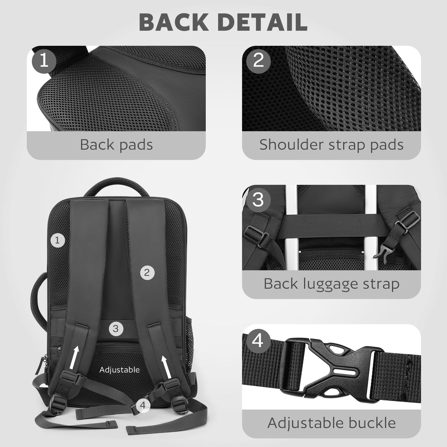 AUROTIER Barber Bag with Insulated Pocket, Portable Backpack for Clippers and Supplies, Travel Hairstylist Smart Bag with USB Charging Port, Water-resistant, Black, Black, Large, Modern