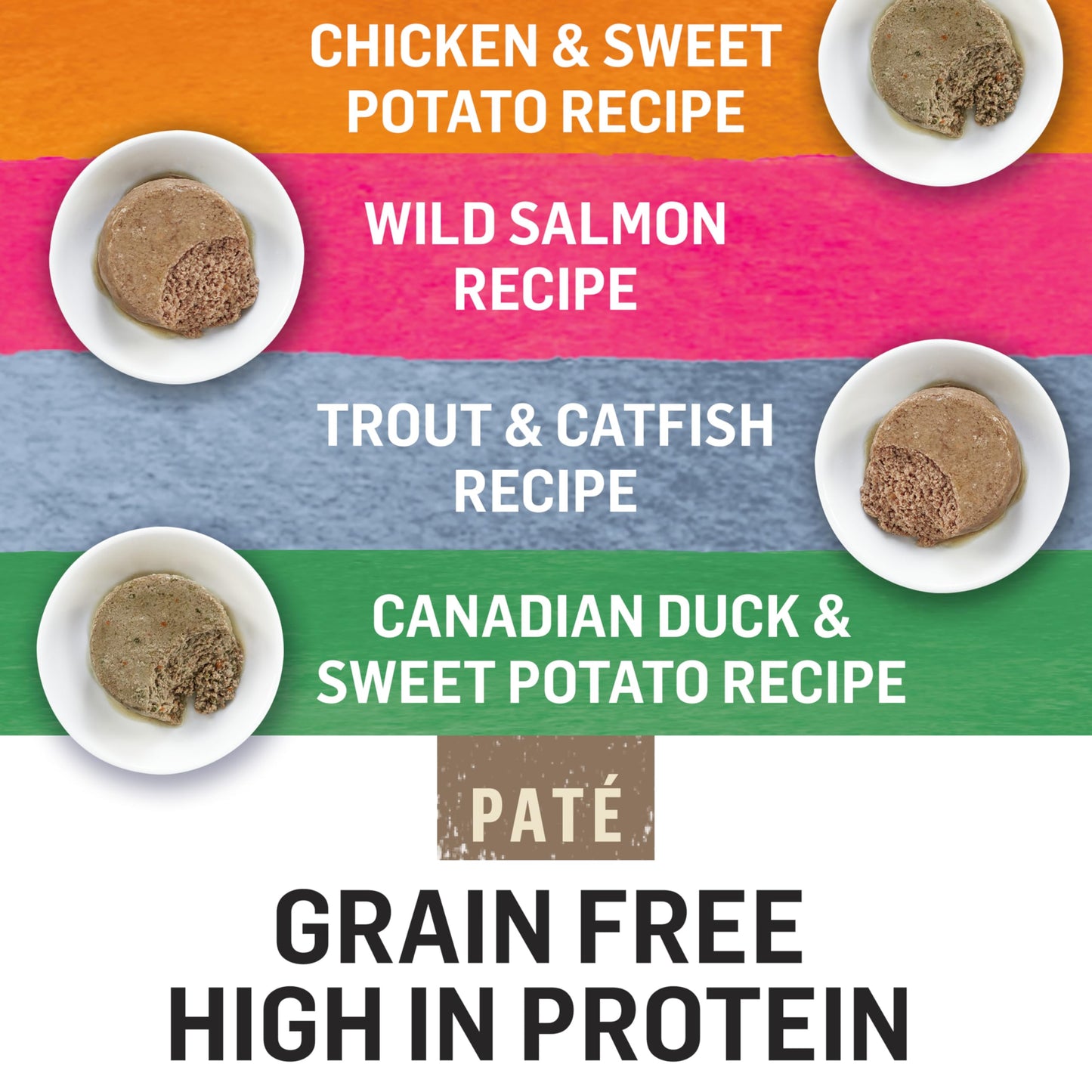 Beyond Grain Free Natural Wet Cat Food, Pate Variety Pack 4 Flavours - 85 g Can (24 Pack)