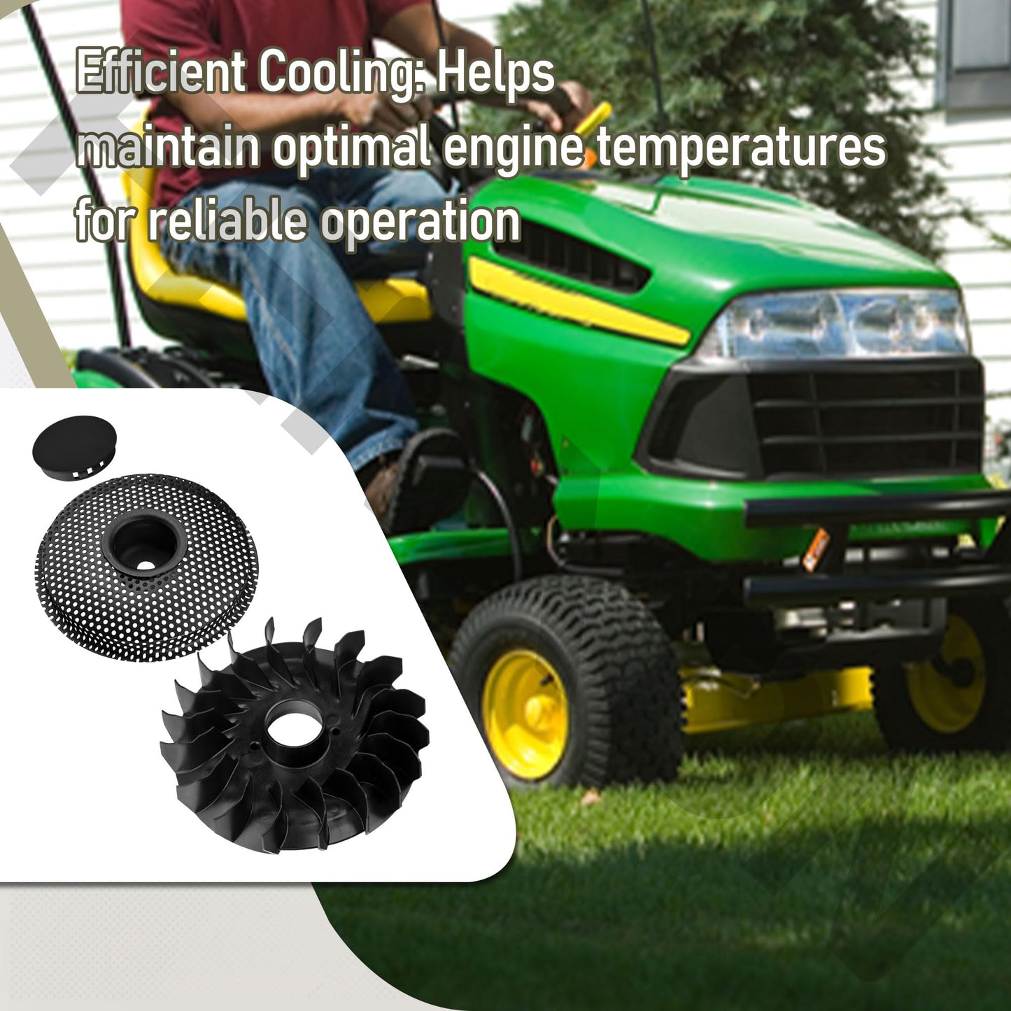 796201 Flywheel Fan for BS Most 319000, 31A000 Model Engines, Replaces Old 699708, 794436, 699043, 697853, 695492, 695056, 796083