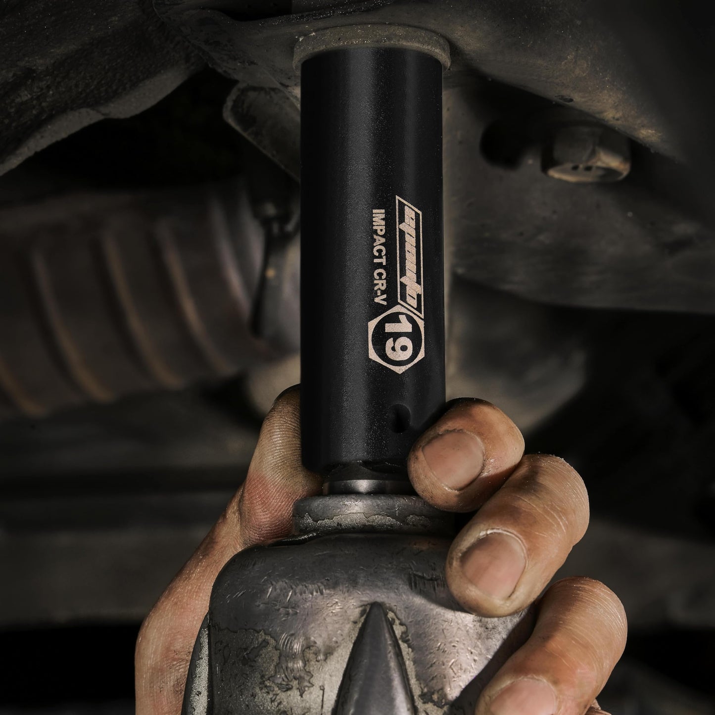 EPAuto 1/2-Inch Drive Metric Deep Impact Socket Set, Cr-V, 11 Sockets