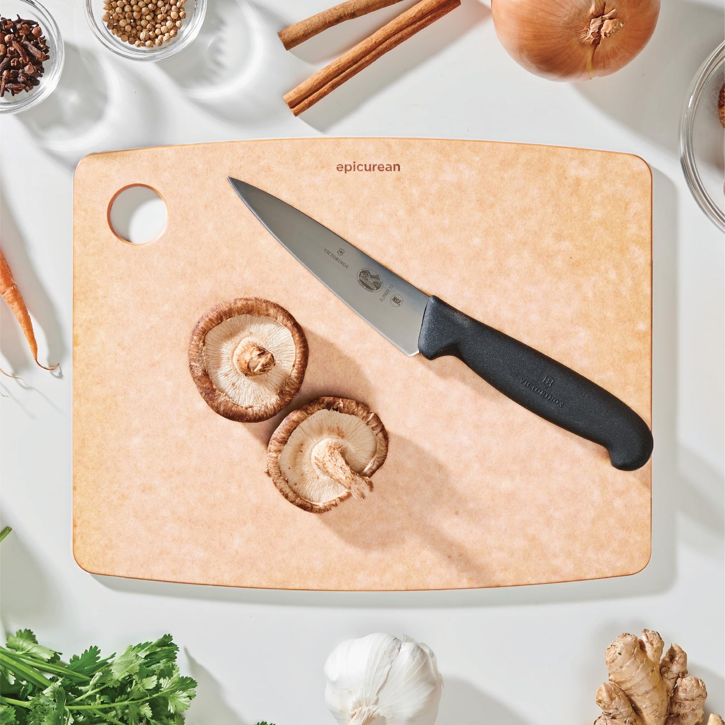 Epicurean Kitchen Series Cutting Board, 14.5 by 11.25-Inch, Natural