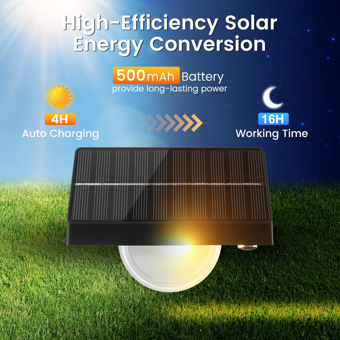 Quntis RGBWW Solar Step Lights 8-Pack, Upgrade 1-Light Covers 1-Step, IP65 Waterproof Solar Stair Lights, 10 Color Mode Solar Light Outdoor for Fence, Deck Patio Garden Stair, Porch, Railing, Sidewalk