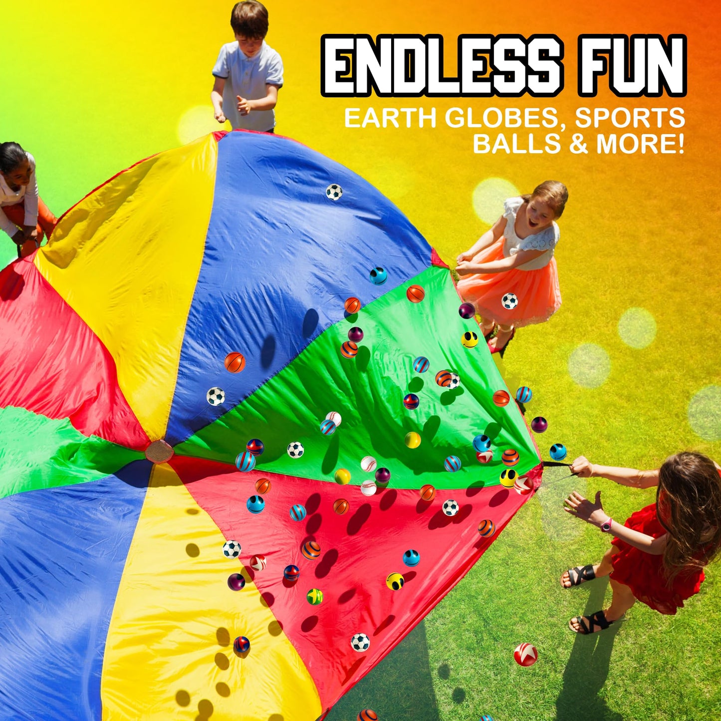 50 Mini Stress Balls Assortment - Bulk 2 Inch Soft Toy Variety Pack Stress Relief Balls, Squeezable Sensory Fidget Balls for Kids, Party Favors, Birthday Gifts for Boys & Girls