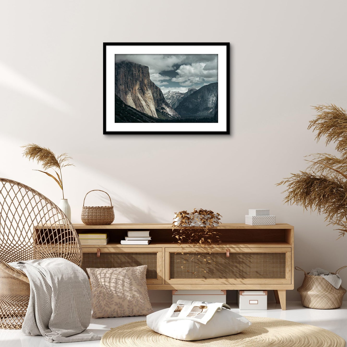 Americanflat 20x28 Picture Frame with Polished Plexiglass - Use as 16x24 Frame with Mat or Display 20x28 Photo Without Mat - Streamline Collection - Thin Border Picture Frames for Wall - Black