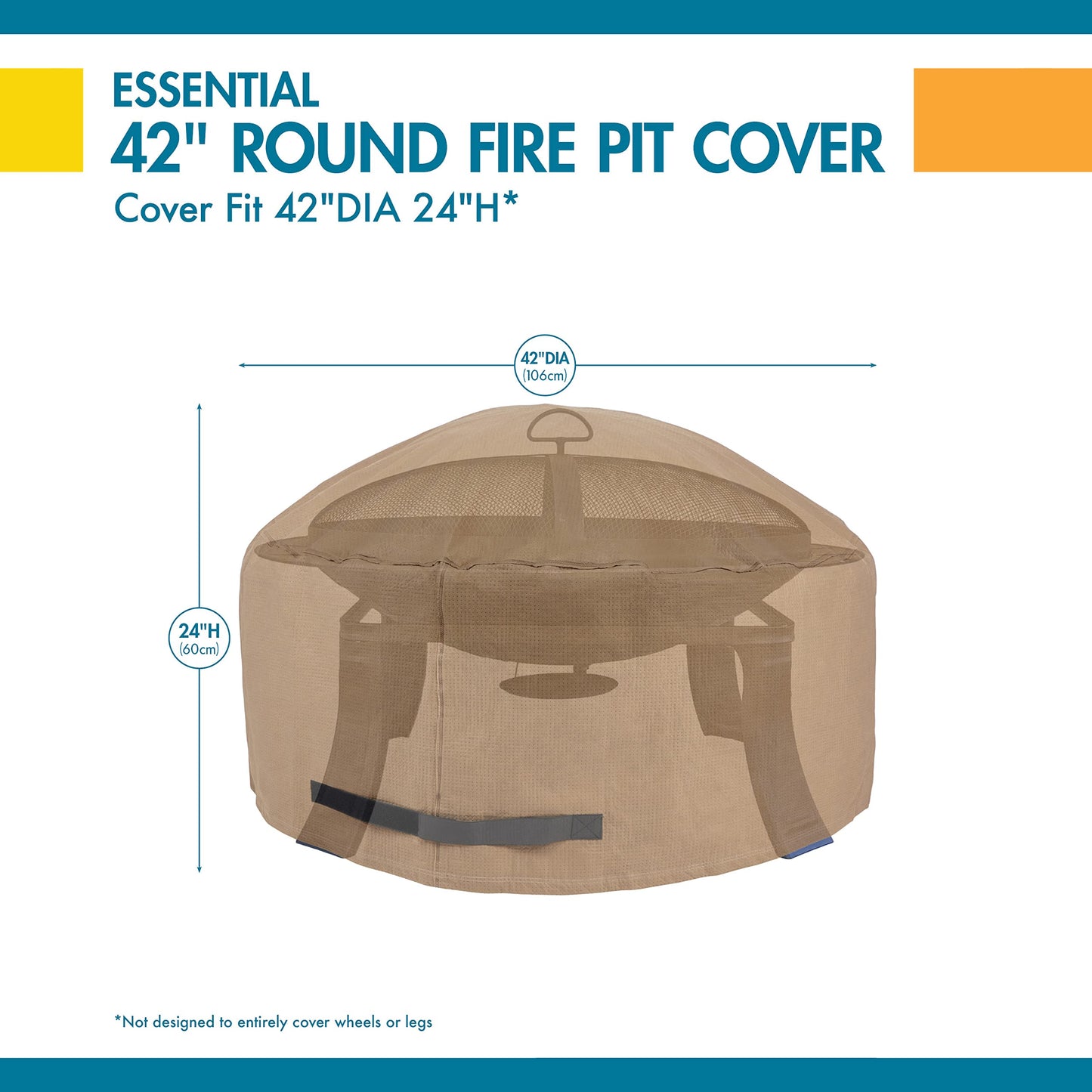 Duck Covers Essential 42" Round Fire Pit Cover