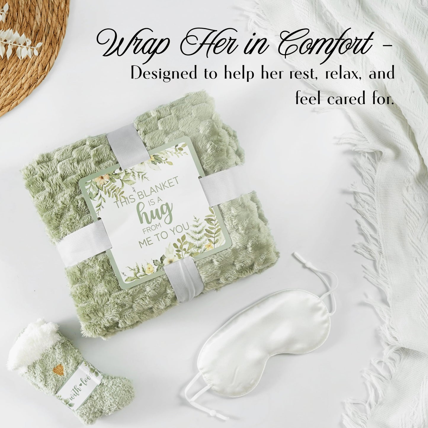 INNObeta Self Care Gift Baskets for Women, Relaxation Gifts for Women, Useful Relaxing Gifts, Stress Relief Gifts for Her on Birthdays, Christmas
