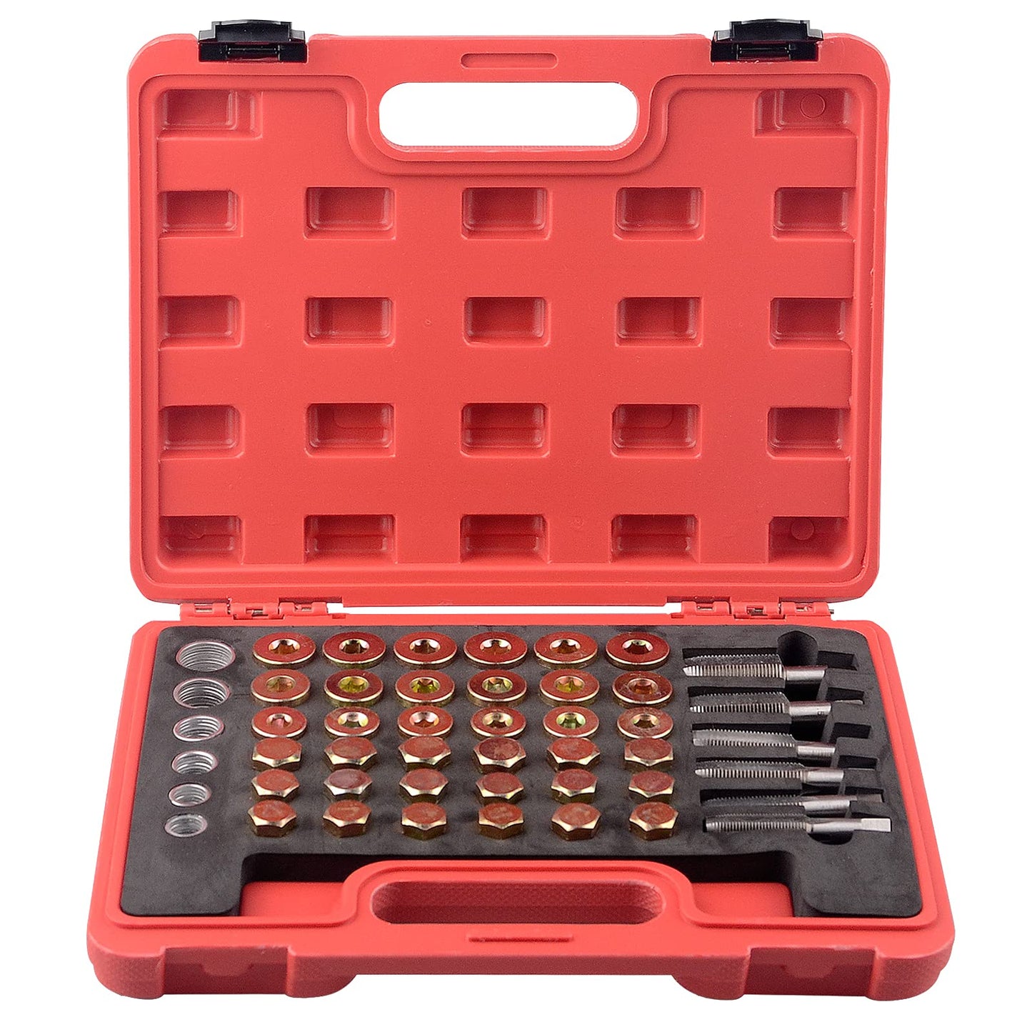 DAYUAN 114pc M13 - M22 Oil Pan Thread Repair Kit Sump Gearbox Drain Plug Tool Set