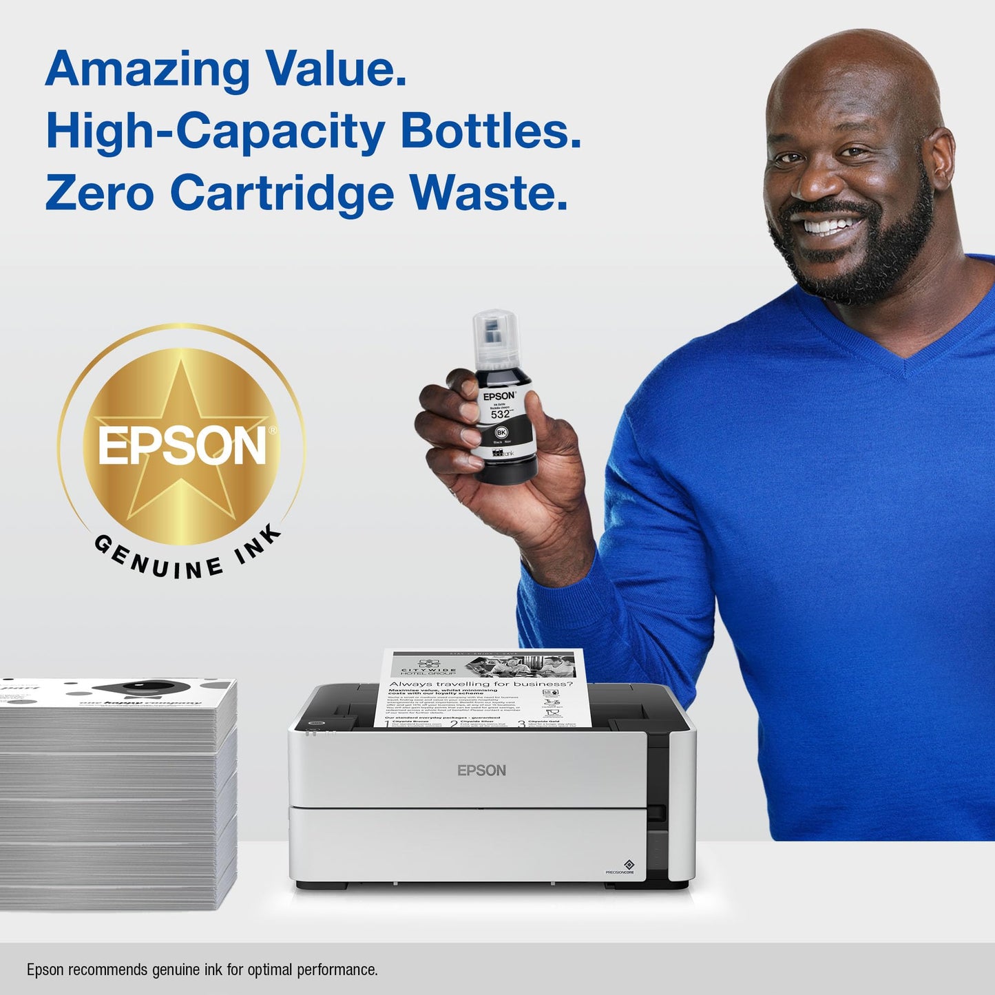 EPSON 664 EcoTank Ink Ultra-high Capacity Bottle Three Color CMY Combo Pack (T664520-S) Works with ET-2500, 2550, 4500, 4550, 2600, 2650, 3600, 16500