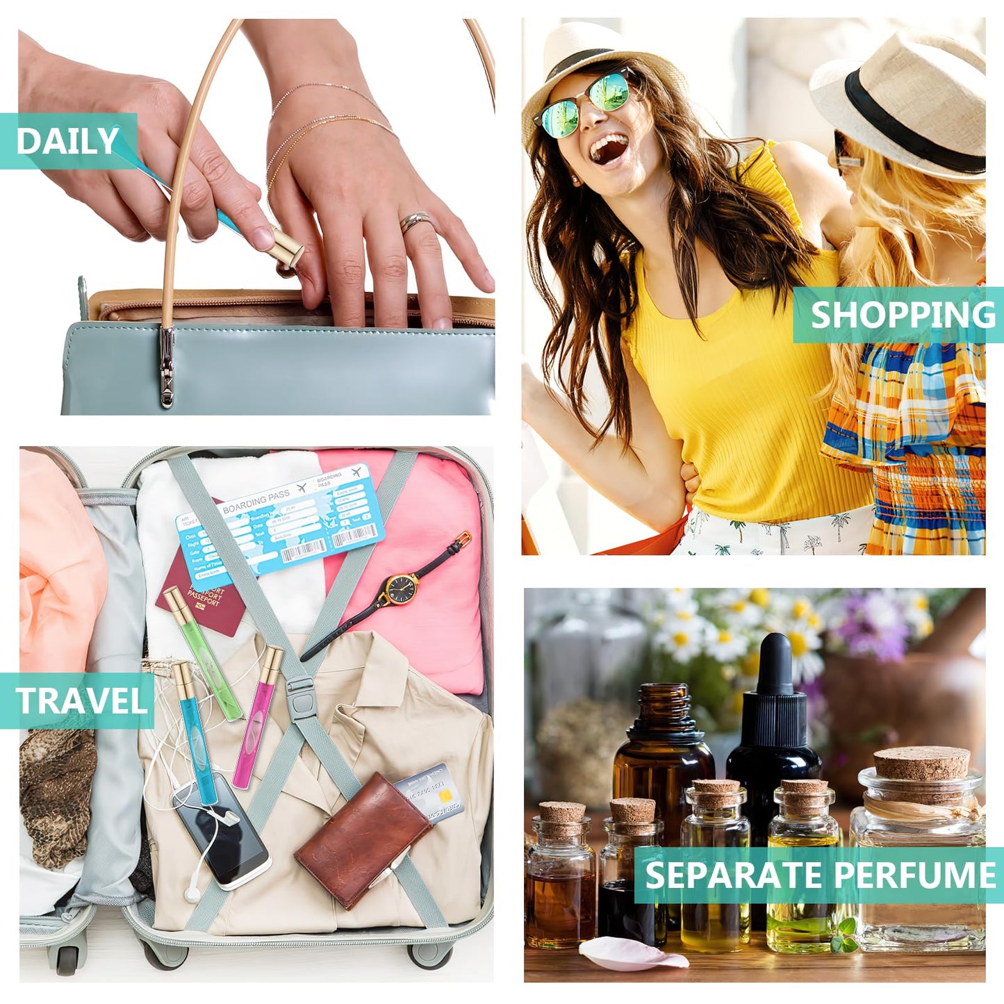 75 Pcs Mini Spray Bottles 10 ml Clear Glass Perfume Bottles Refillable Fine Mist Perfume Atomizer Portable Empty Sample Containers for Cleaning, Essential Oils, Travel