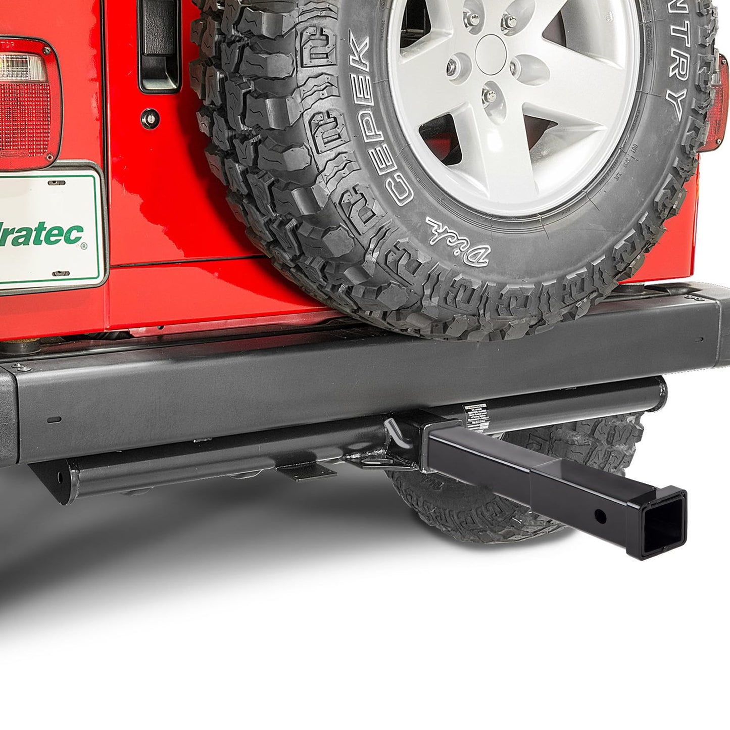 IMALEN 8" Trailer Hitch Extender Fits 2 Inch Receiver, Trailer Hitch Extension 5000 lbs Towing Capacity Heavy Duty