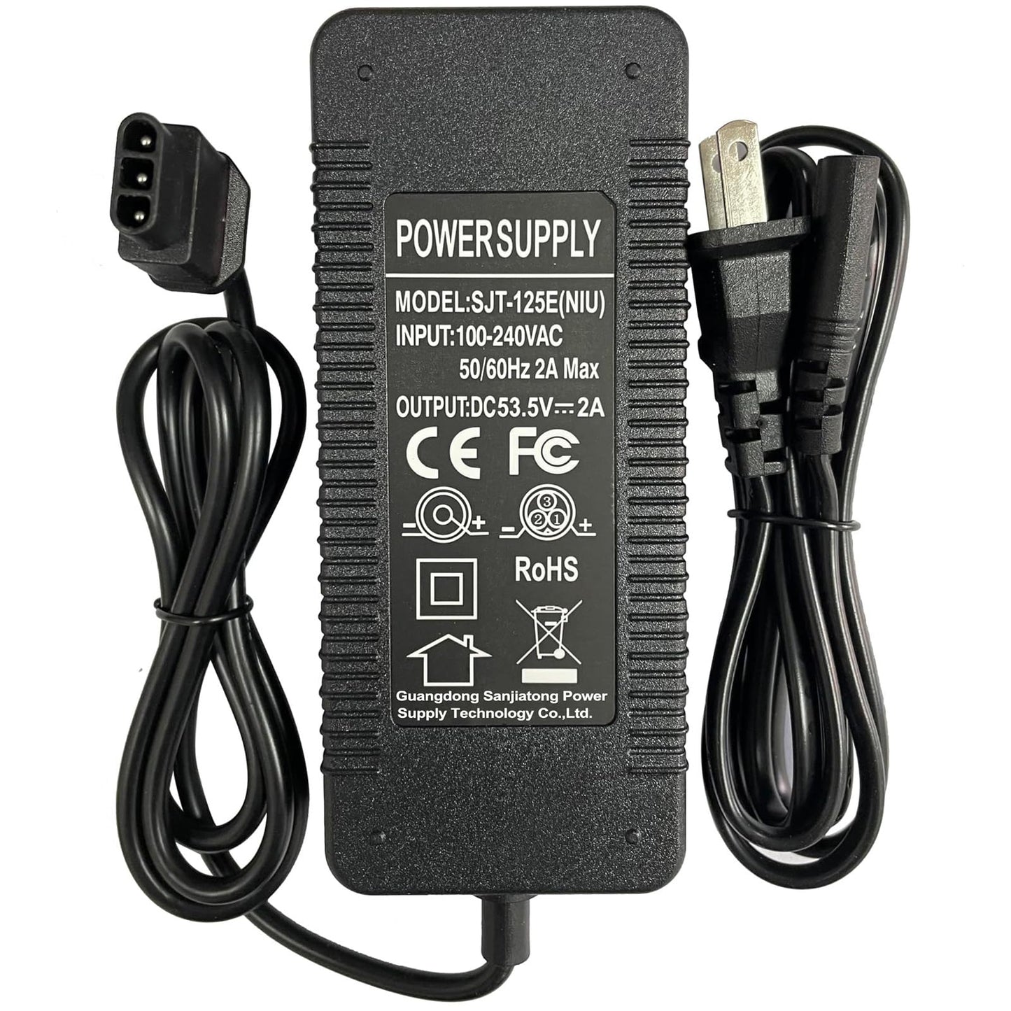 53.5V 2A KQI23 Scooter Charger for NIU KQi Air/Air X & KQi3/Pro/Sport/Max & KQi2 Pro & KQi1 Pro/Sport Electric E Bicycle