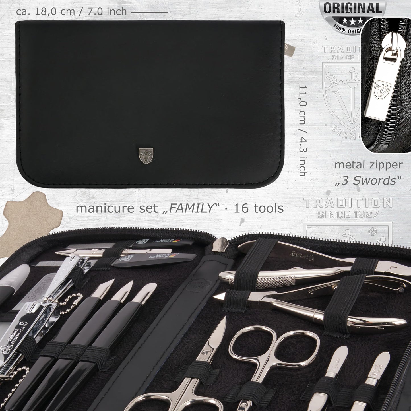 3 Swords Germany – manicure pedicure set kit (586)