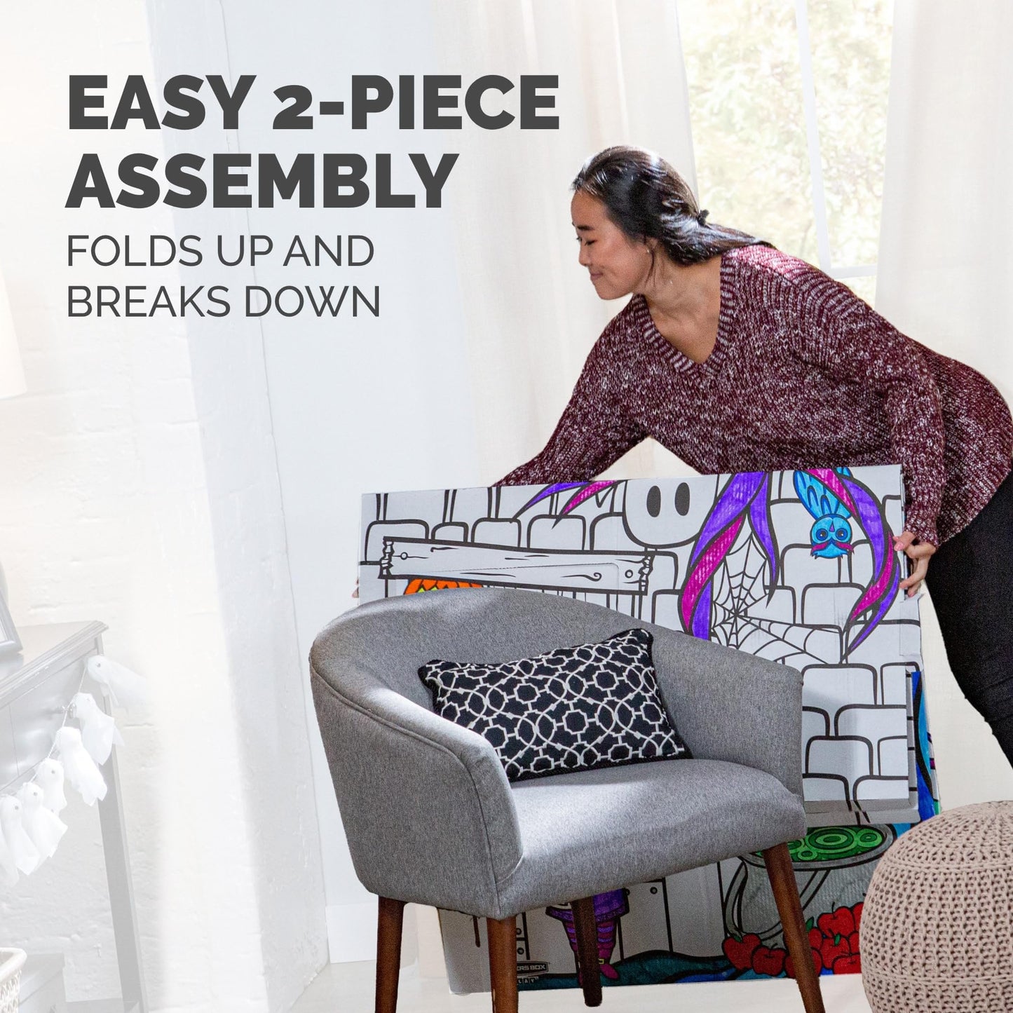 Bankers Box 1230201 at Play Treats N' Eats Playhouse, Cardboard Playhouse and Craft Activity for Kids