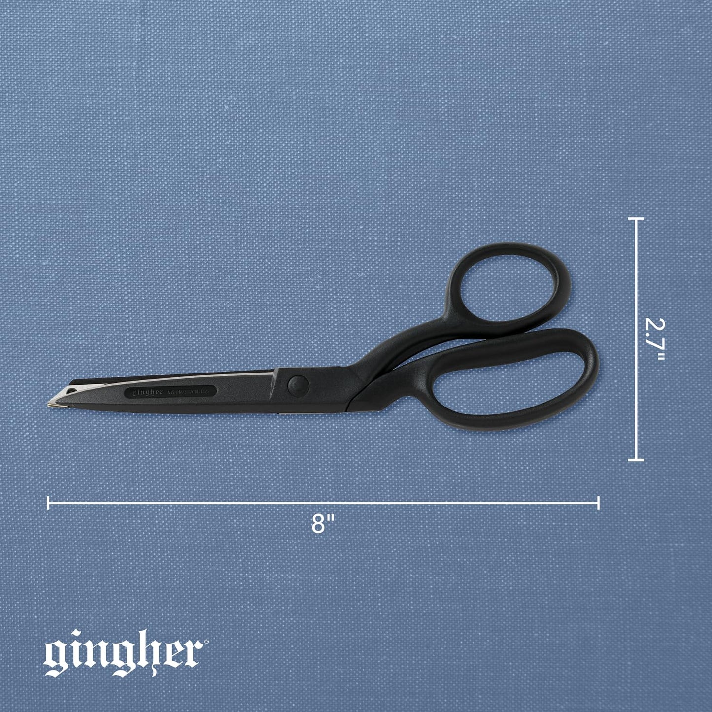 Fiskars 01-005306 Gingher 8-Inch Featherweight Dressmaker Shears