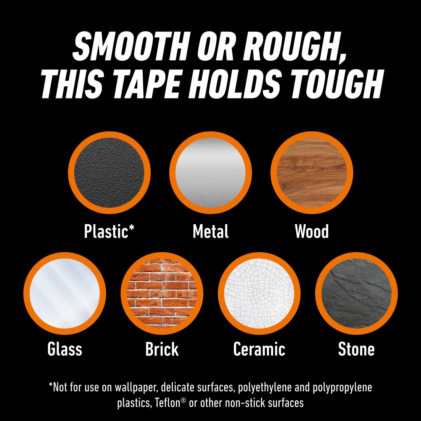 Gorilla Tough & Clear Double Sided Mounting Tape, Hanging, Instant 15lb Strong Hold, Permanent Bond, Weatherproof, 1 in x 60 in, Clear, (Pack of 2), (Packaging May Vary)