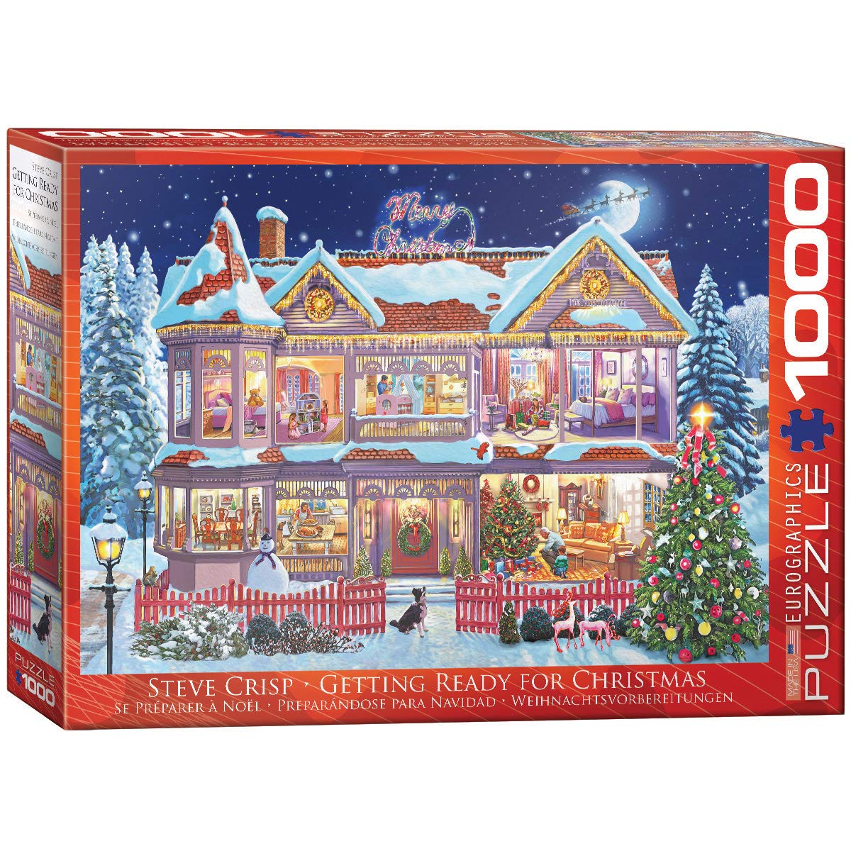 Eurographics 6000-0973 Getting Ready for Christmas 1000 Piece Puzzle