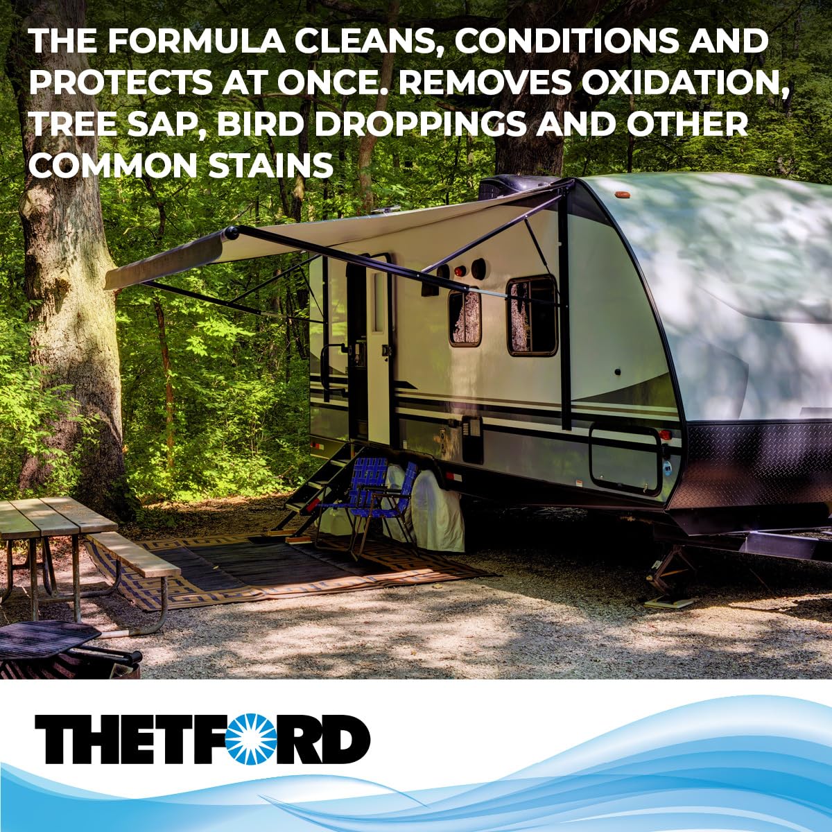 Thetford 96016 Premium RV Rubber Roof Cleaner and Conditioner - 64 oz.