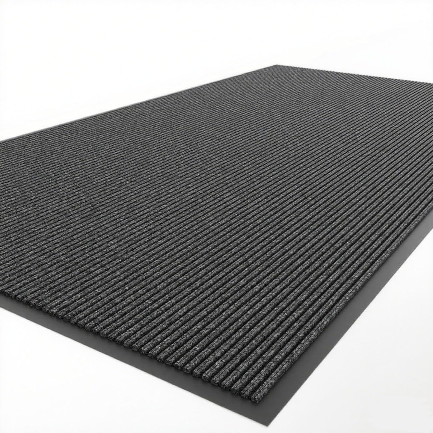 100pointONE All-Season Indoor Outdoor Door Mats for Entryway, 24" x 48" Durable Front Door Mat, Low Profile Welcom e Mats for Entry, Stain and Fade Resistant Indoor Outdoor Entrance Mat, Grey