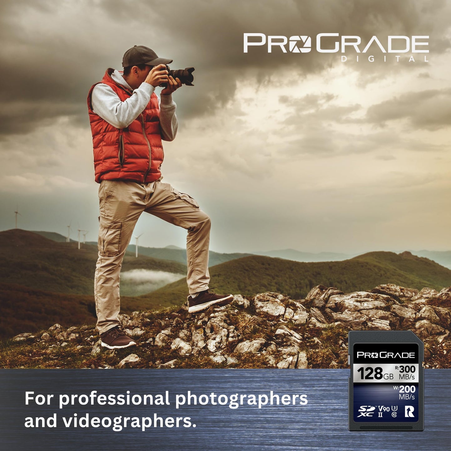 ProGrade Digital SDXC UHS-II V90 Iridium Memory Card (128GB)
