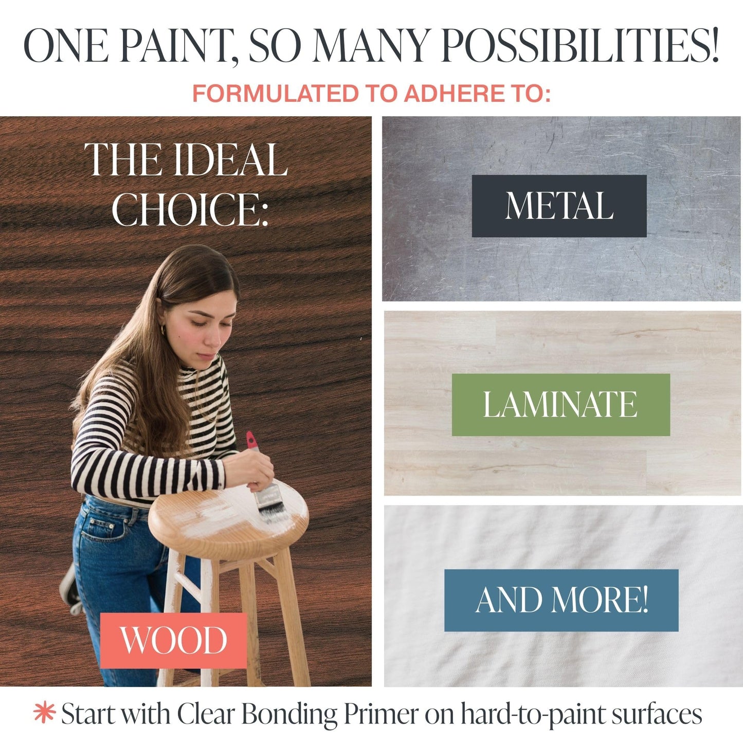 Country Chic All-in-One Chalk Paint for Furniture, Cabinets, Home Decor, Eco-Friendly, Matte Finish, Built-In Primer & Top Coat for Wood, Metal - Liquorice (Black) - Quart 32 oz (950 ml)