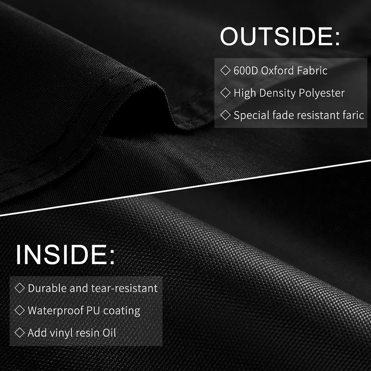Jiesuo Grill Cover for Traeger Ironwood 885, Heavy Duty Waterproof Pellet Grill and Smoker Cover, Special Zipper Design