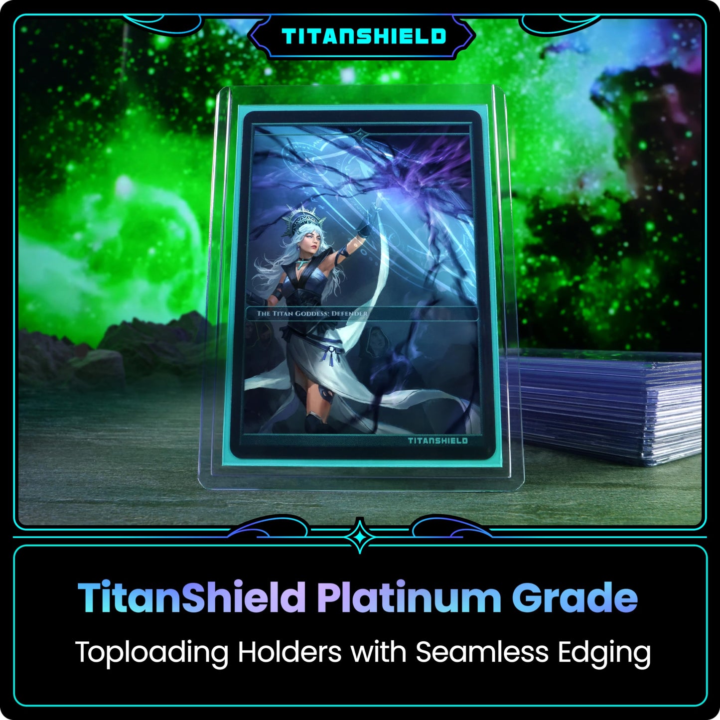 TitanShield 3" x 4" Toploaders for Collectible Trading Cards (200 ct.)