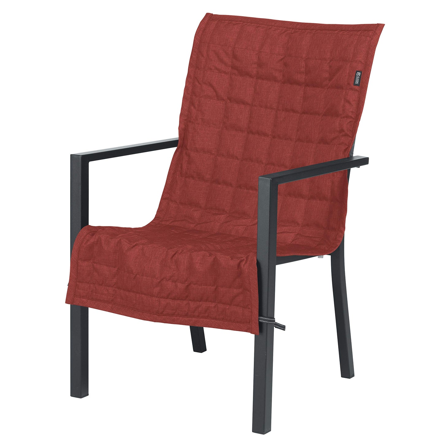 Classic Accessories Montlake FadeSafe Patio Chair Slip Cover, 45" x 20", Heather Henna