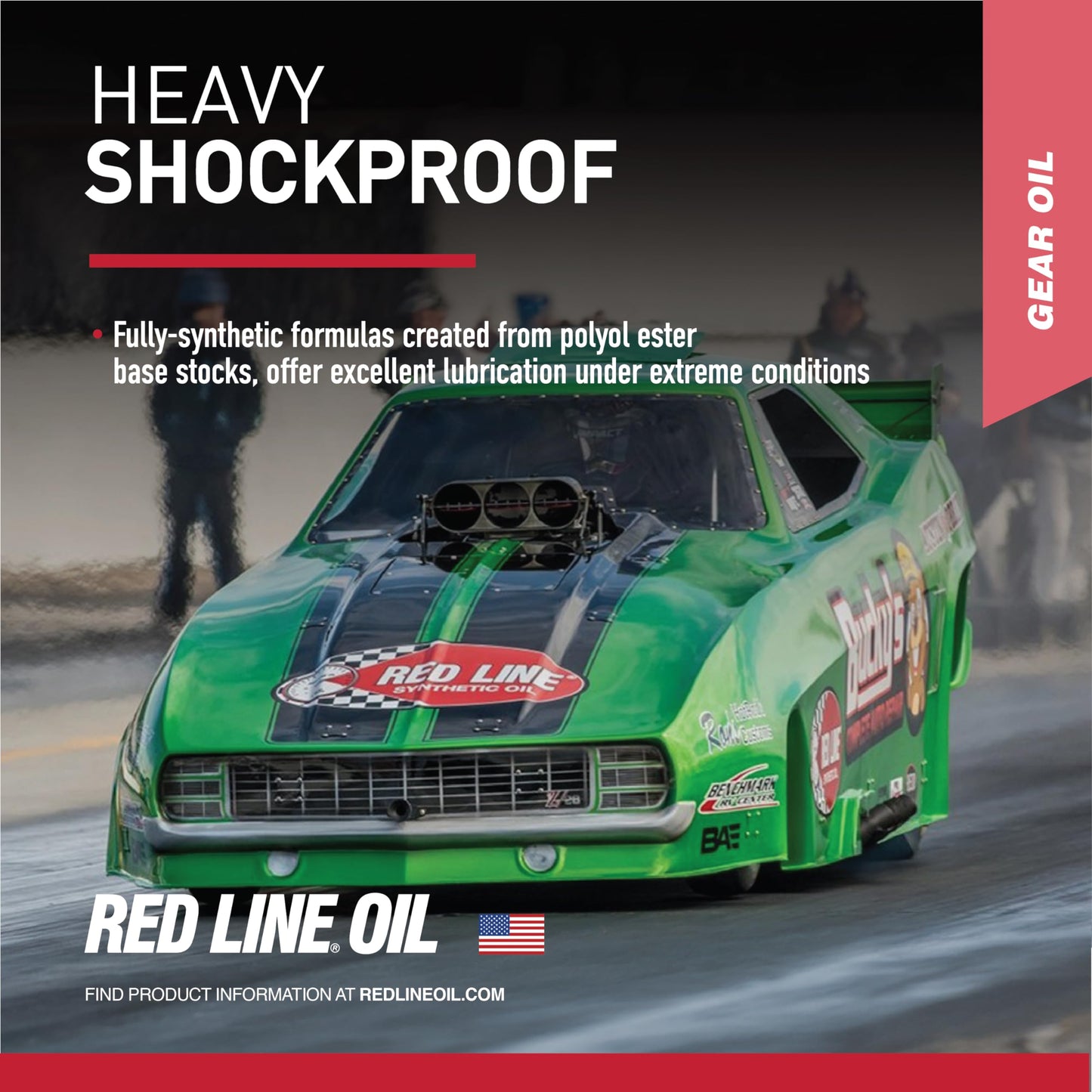 Red Line 58204 Heavy Shockproof Gear Oil - 1 Quart Bottle