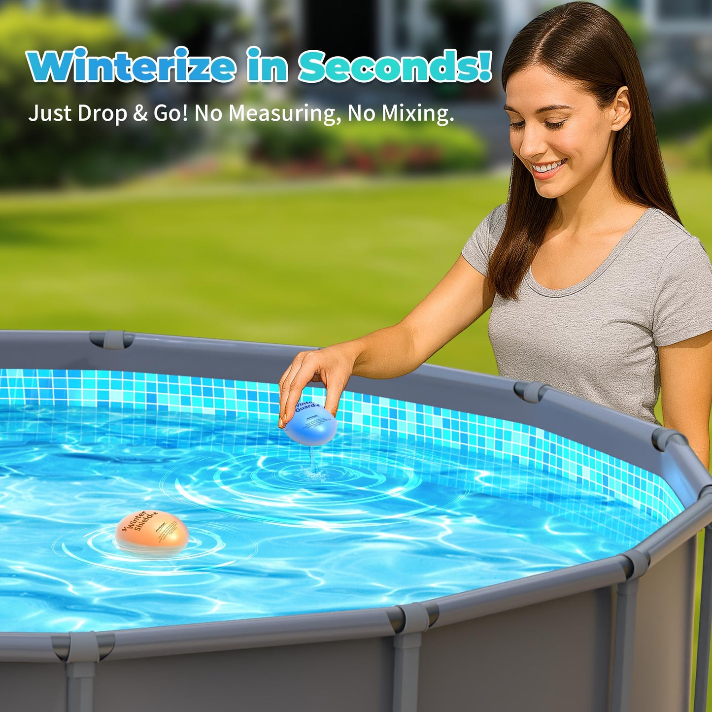 AquaJoyer Professional Pool Winter Closing Kit, Winterizing Kit, Close Your Above Ground or Inground Pool with Ease, Up to 30,000 Gallons