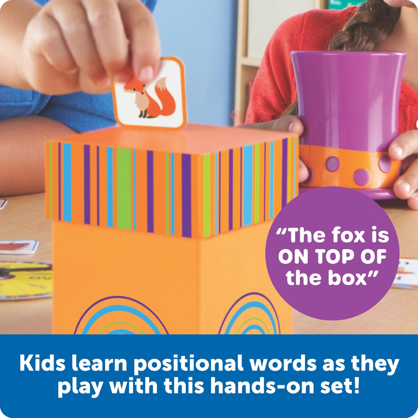 Learning Resources LER3201 Fox in The Box Positional Words Activity Set