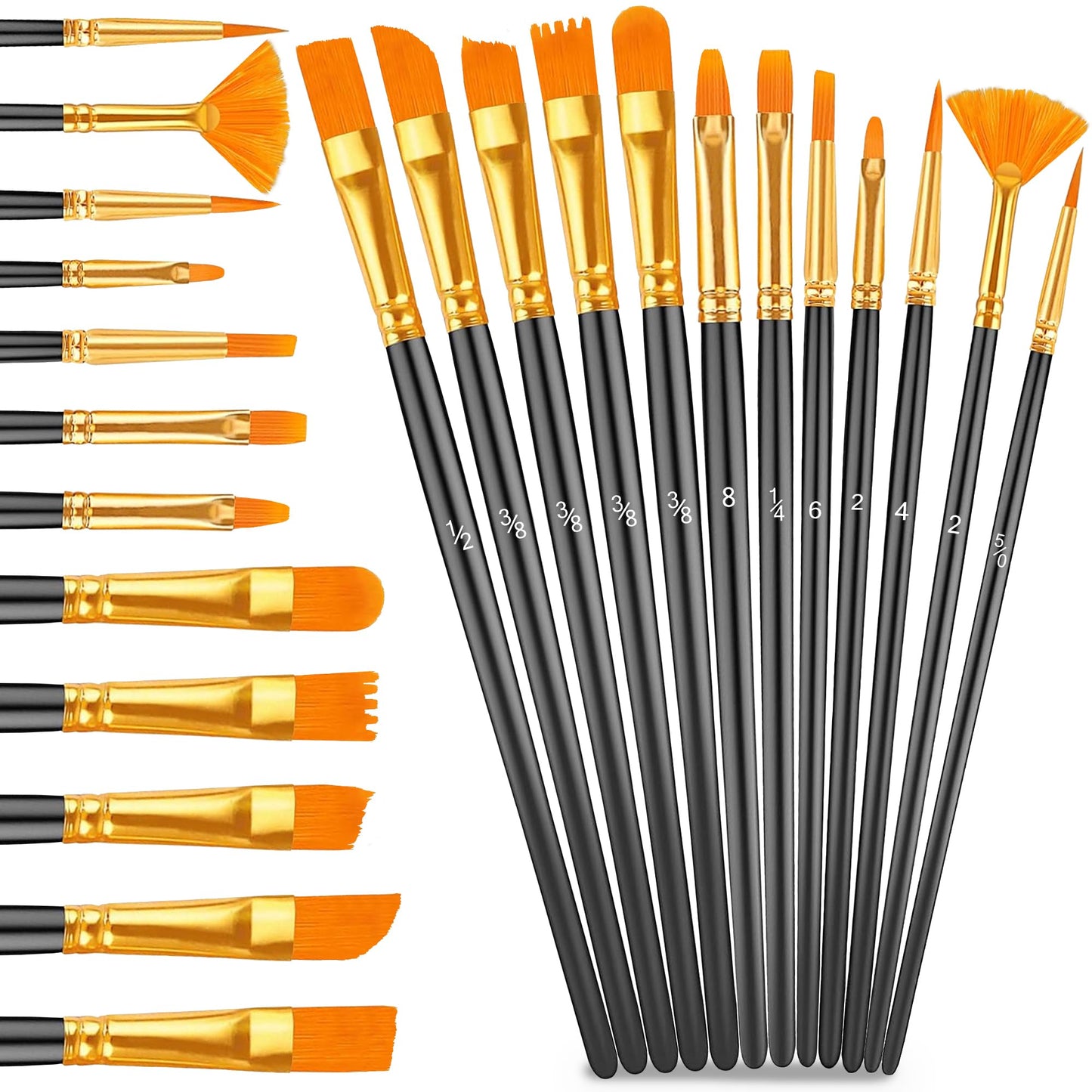 DagouColor 48 color Acrylic Paints Set, Brushes Palette Art Supplies Gifts for Kids & Adults, Fantastic Vibrant Pigment Art sets for Beginners and Professional Artists