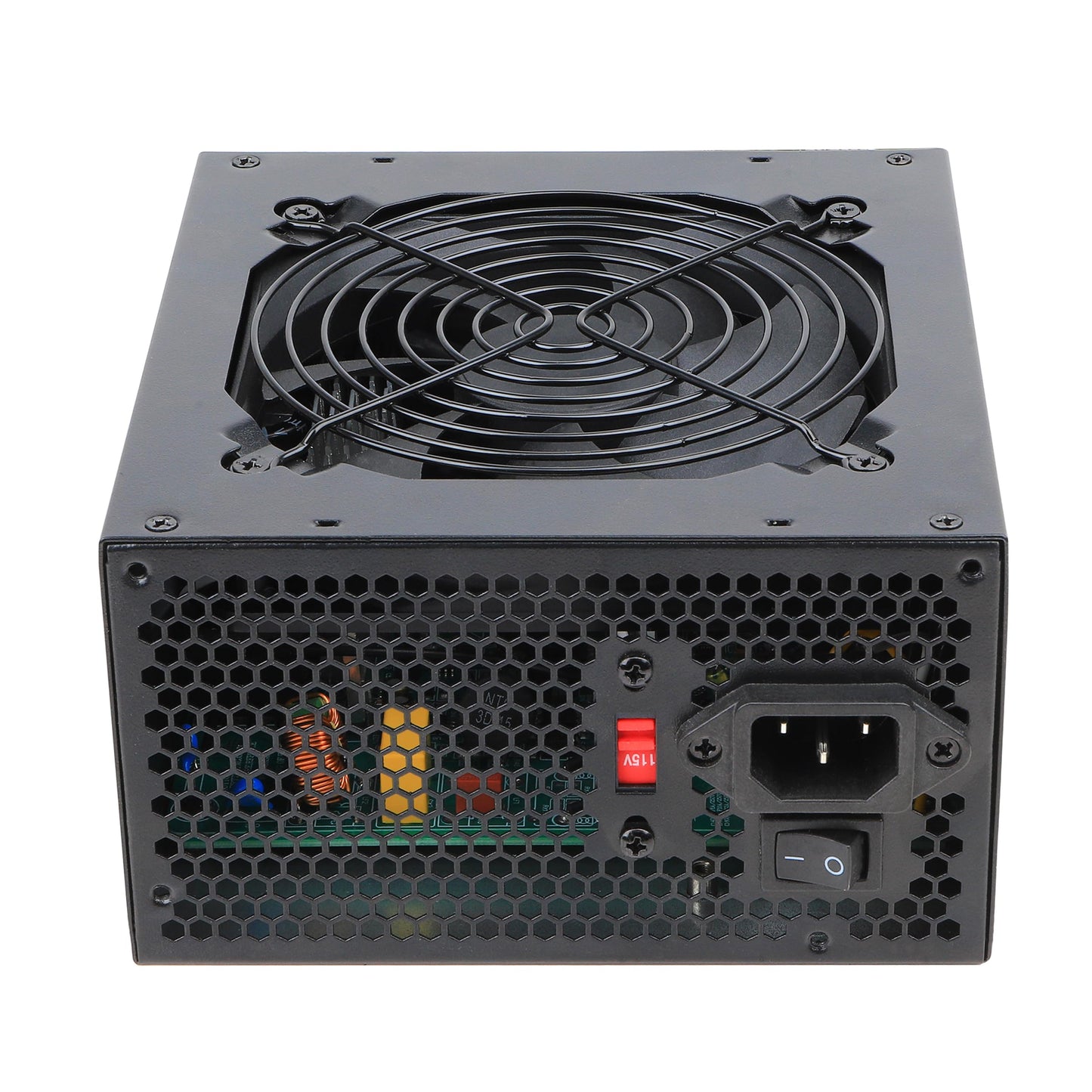 700w Power Supply Non-Modular ATX PSU with 6+2 Pin Connectors PFC Protection and 120mm Silent Fan Gaming PSU KY-700 Black