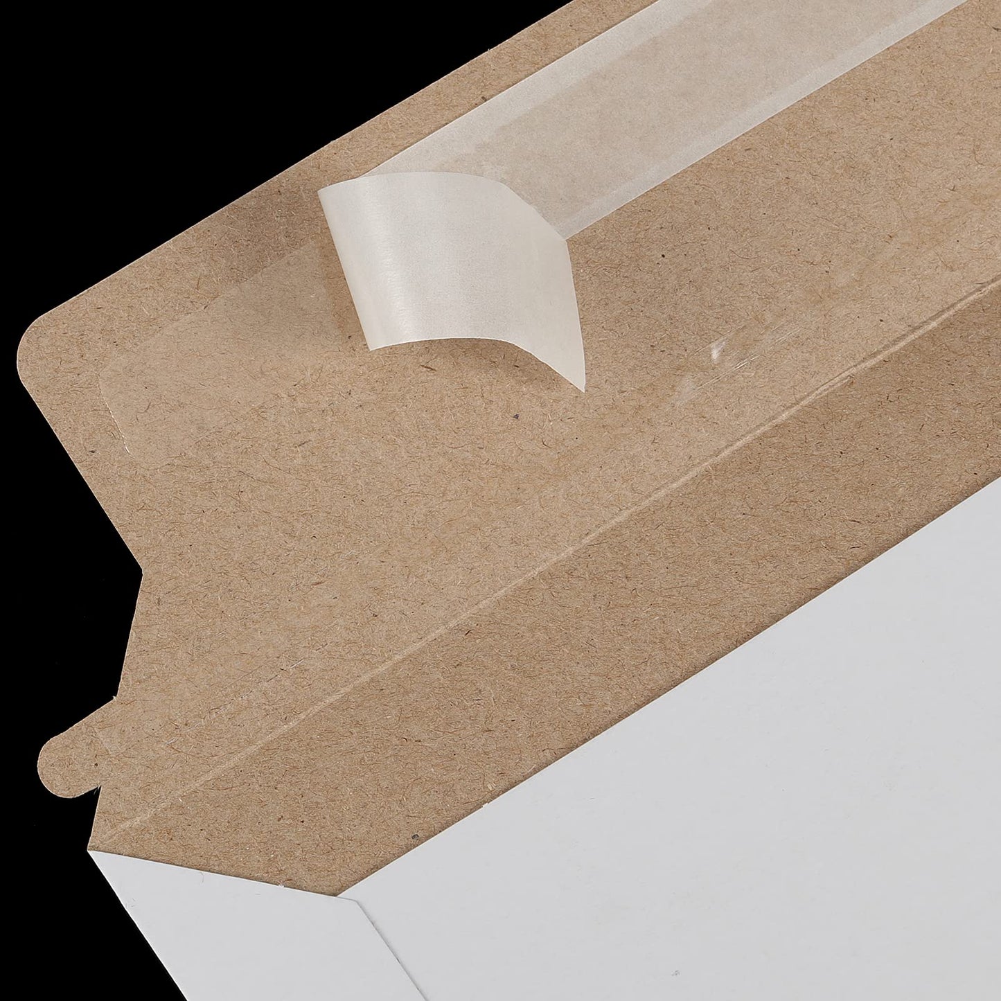 HAKZEON 100 Pack 9x12 Inch Rigid Mailers, Self Seal Stay Flat Envelopes, Kraft Cardboard Shipping Envelopes for Photos, Documents, CDs, Letters and Storage