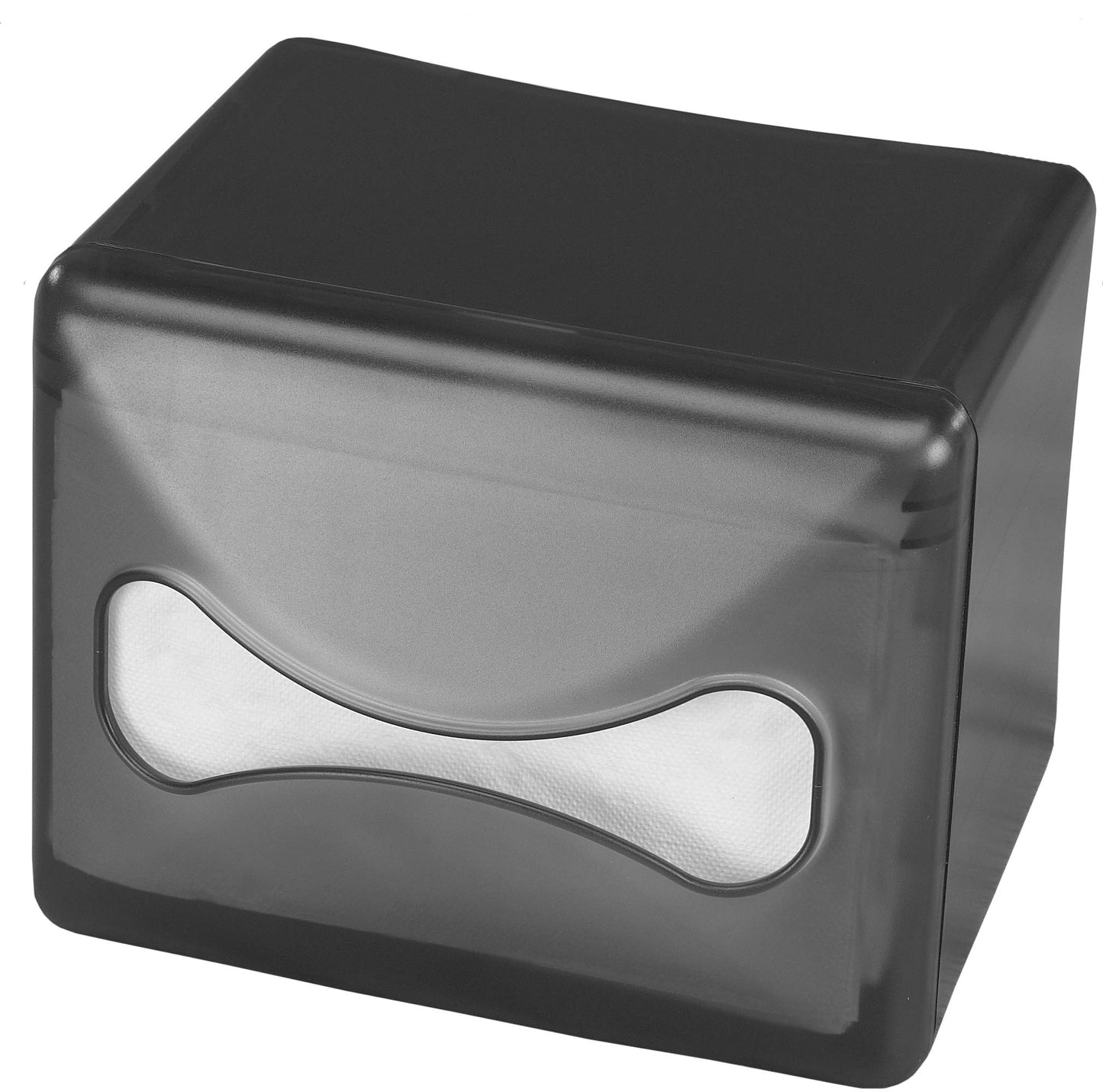 San Jamar H4003 Venue Table Top Interfold Napkin Dispenser, 200 Capacity, Black Pearl
