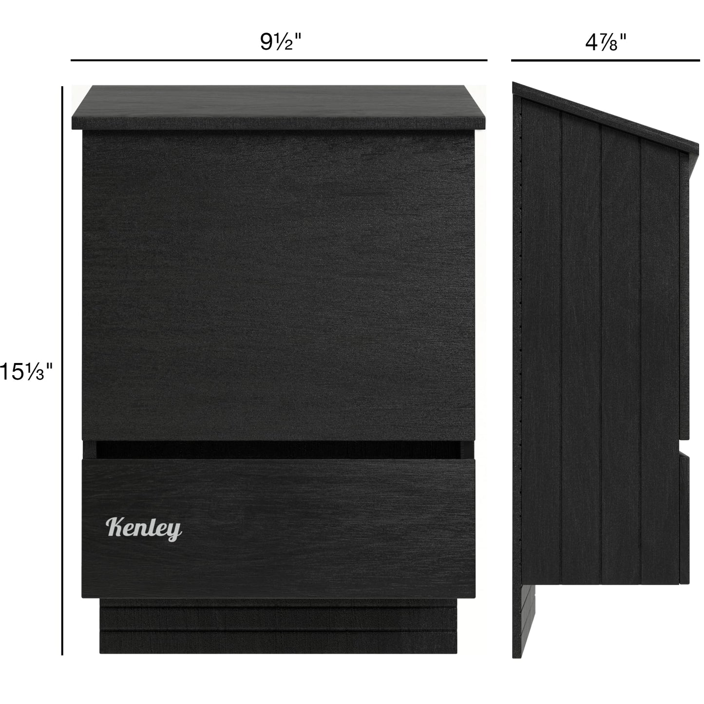 Bat House - Outdoor Bat Box Shelter - Handcrafted from Cedar Wood - Easy for Bats to Land and Roost - Weather Resistant & Ready to Install (Triple Chamber)