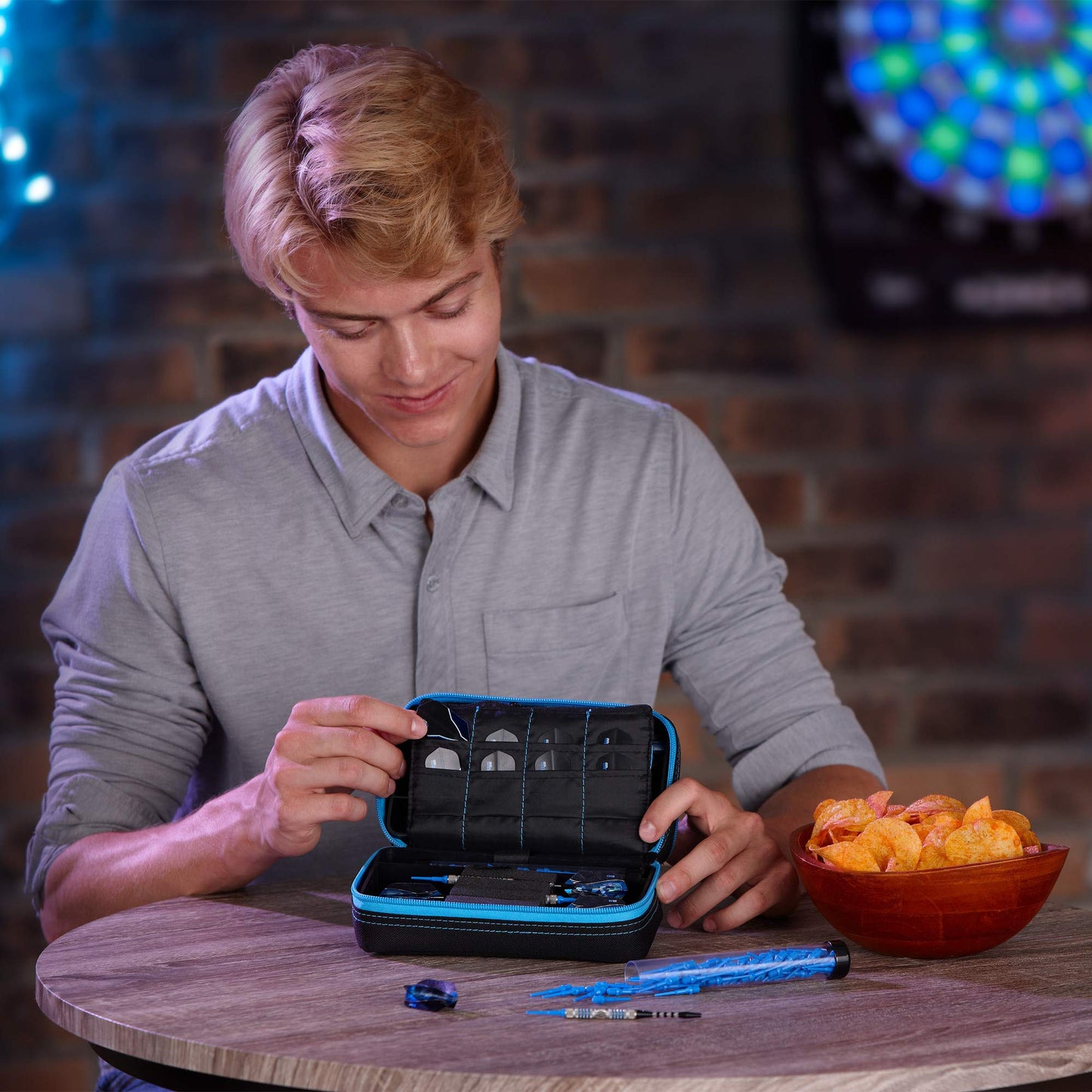 Casemaster by GLD Products Plazma Pro Black and Trimed Dart Case with Phone Pocket