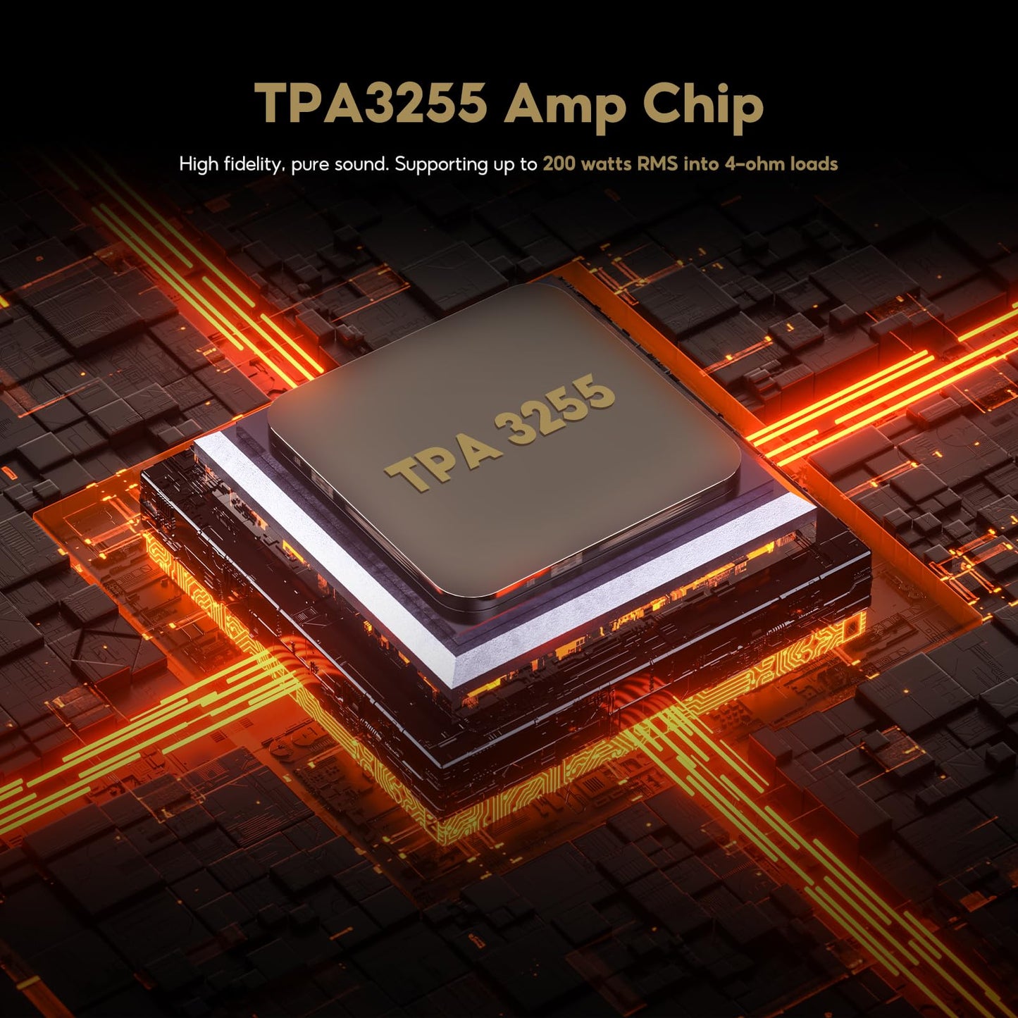 AIYIMA A3001 Mini Mono Amp 300W Subwoofer Amplifier TPA3255 Class D Amp with Full-Frequency & Sub Bass Home Audio Speaker amp+ DC36V 6A Power Adapter