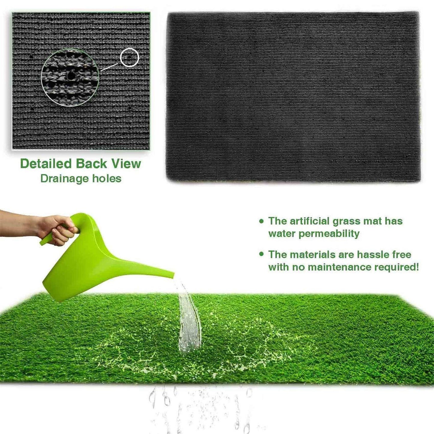 LITA Premium Artificial Grass 2' x 4' (8 Square Feet) Realistic Fake Grass Deluxe Turf Synthetic Turf Thick Lawn Pet Turf -Perfect for Indoor/Outdoor Landscape - Customized