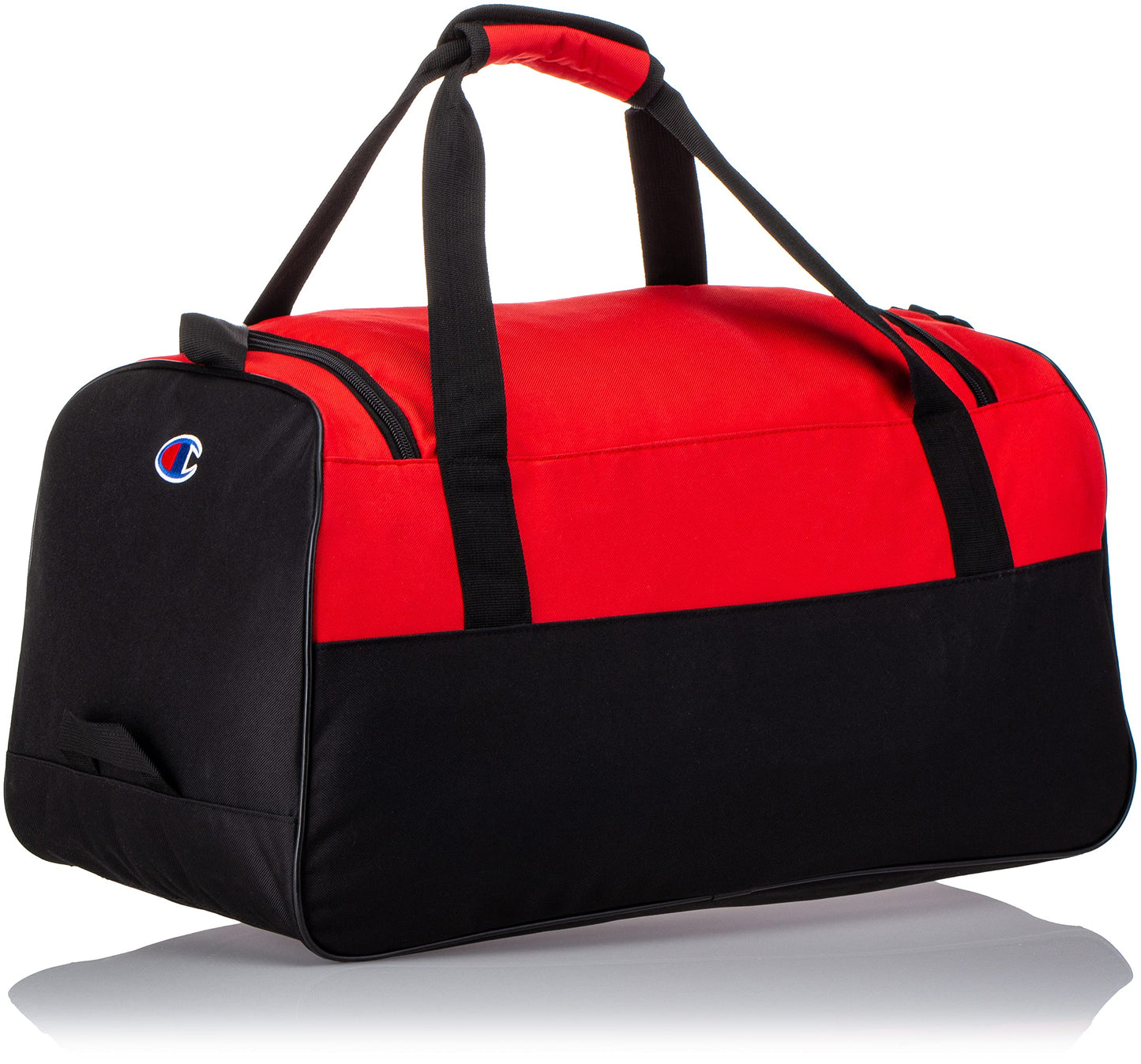 Champion Logo Duffel Bag, Red, One Size
