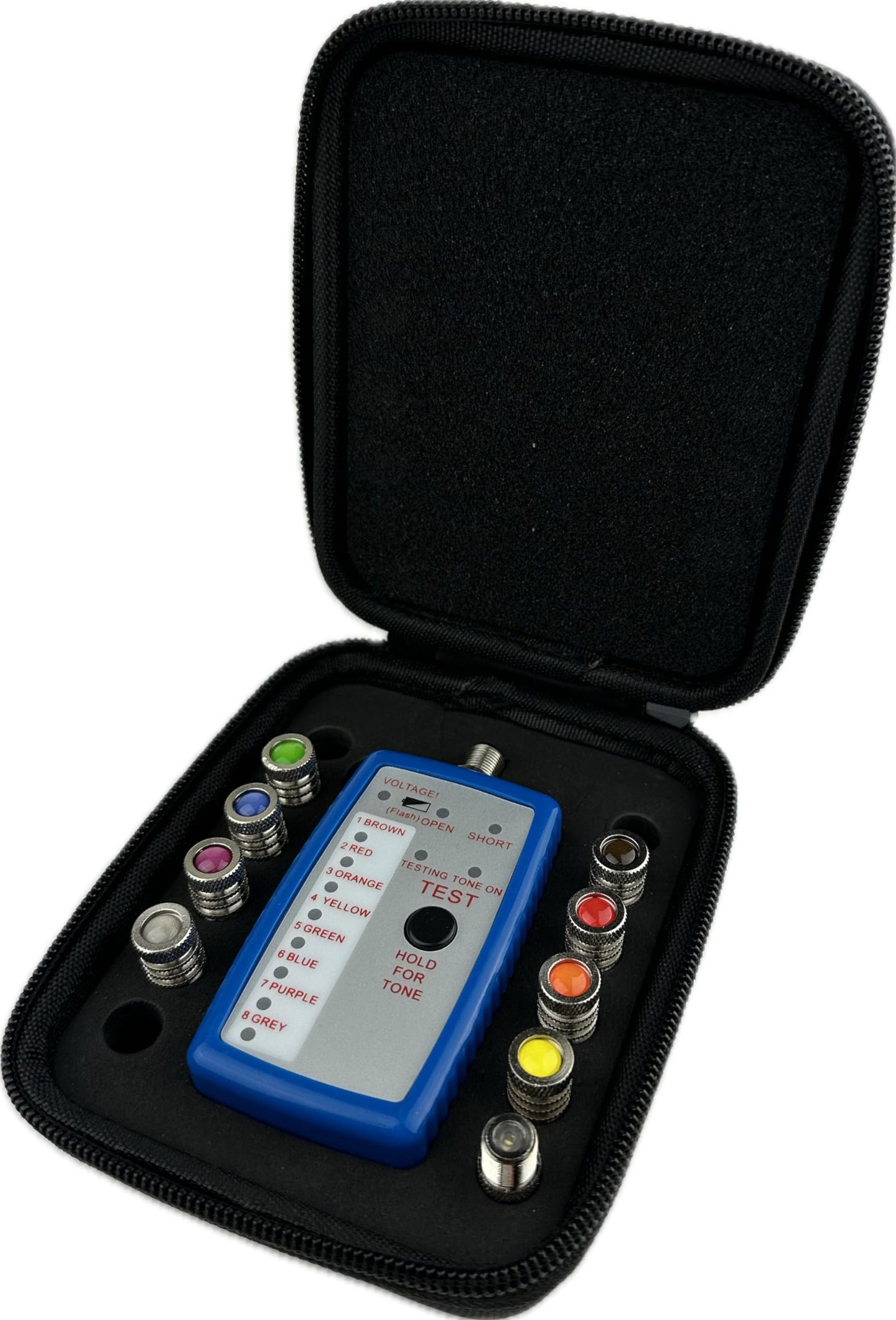 DIGIPARTS 8 way coax mapper, RG59, RG6, COAXIAL, TONER, TRACKER
