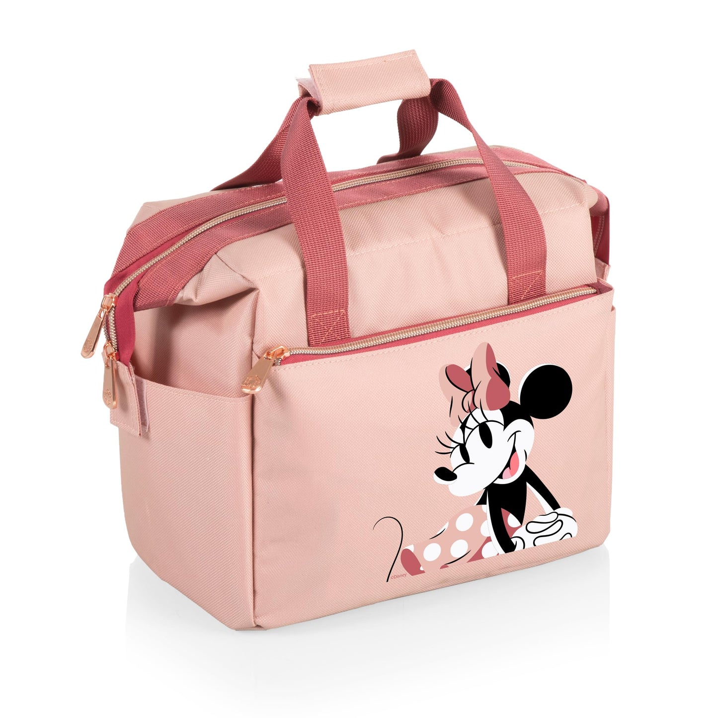 PICNIC TIME Go, Soft Cooler Box, Insulated Lunch Bag, 10 x 6 x 10.5, Disney Minnie Mouse - Pink