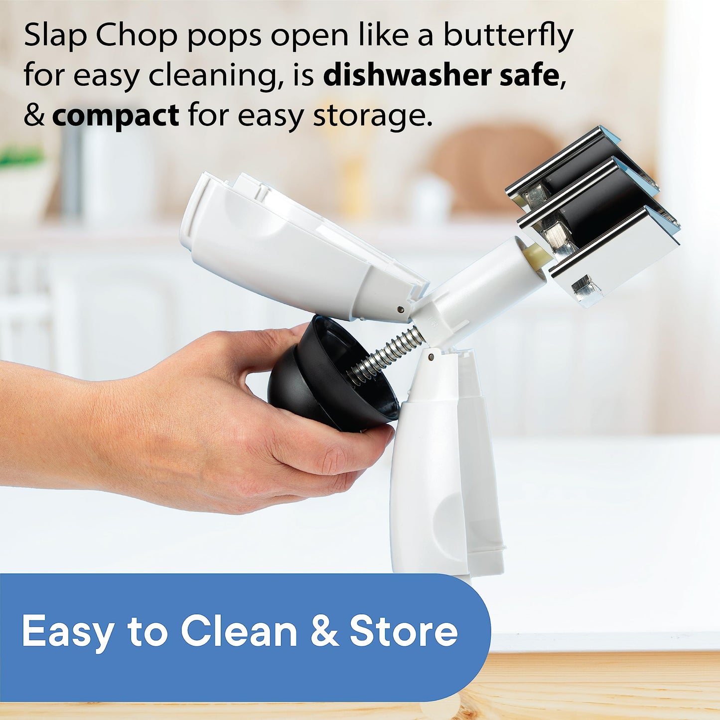 Original Slap Chop Slicer with Stainless Steel Blades | Vegetable Chopper Gadget | Mini Chopper for Salads | Kitchen Accessory
