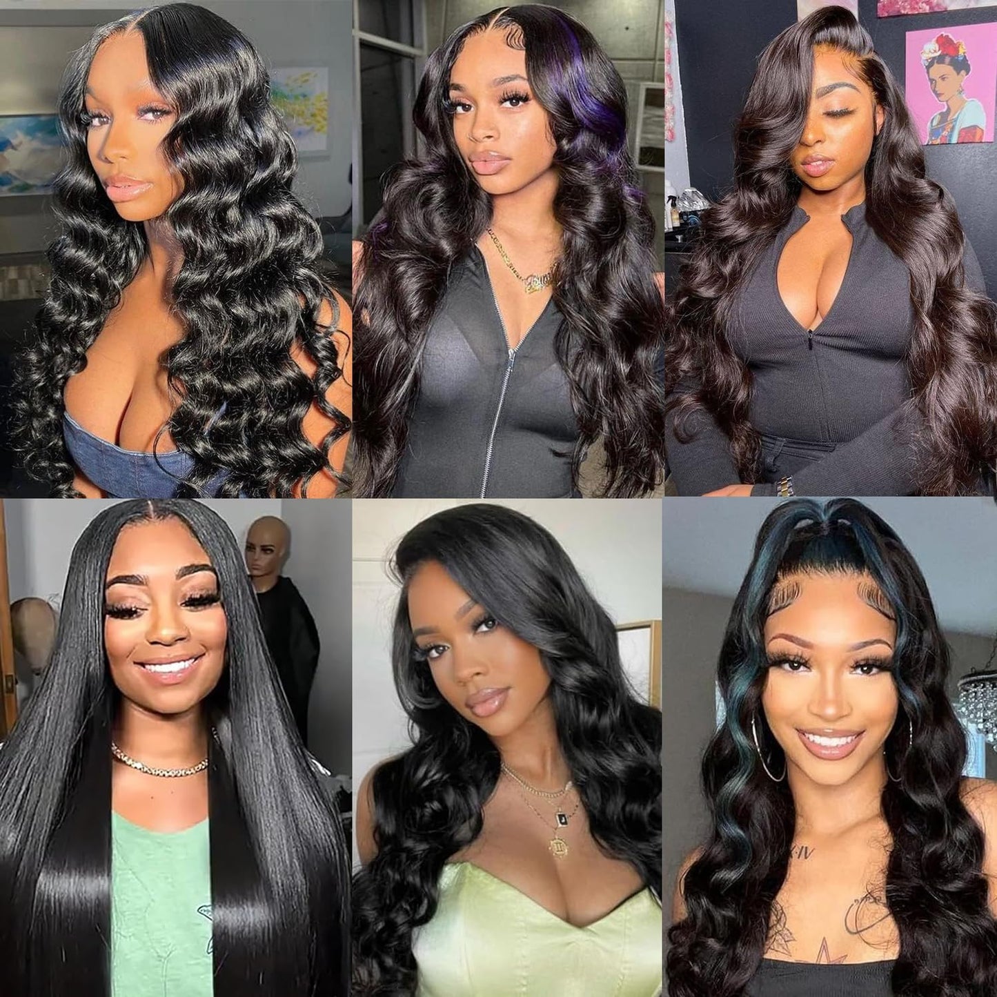 13x6 Body Wave Lace Front Wigs Human Hair 180% Density 24 Inch Bleached Knots Lace Frontal Wigs for Black Women Long Wig Natural Black (24 inch)