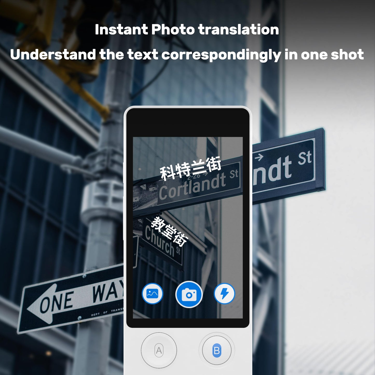 ANFIER AI Language Translator Device2025 Instant Translation in Real Time in 144 Languages Online| Offline| AI| Voice| Photo Translation for Business,Travel & Language Learning W12W