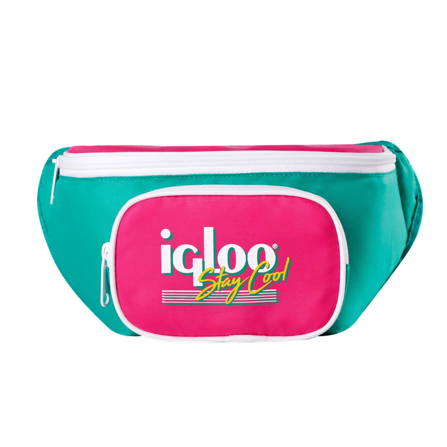 Igloo 90s Retro Collection Fanny Pack Portable Cooler, Jade