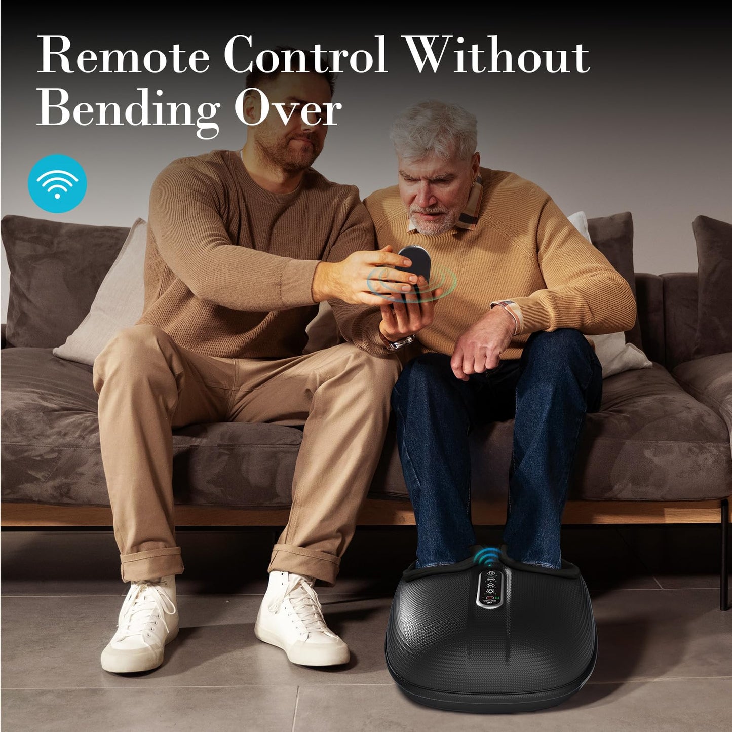 CuPiLo Shiatsu Foot Massager with Heat, Deep Kneading Feet Massager Machine with Remote, Multi-Level Settings & Auto-Off Timer, for Foot Pain and Circulation, Relax for Home or Office, Fits Up to 13"